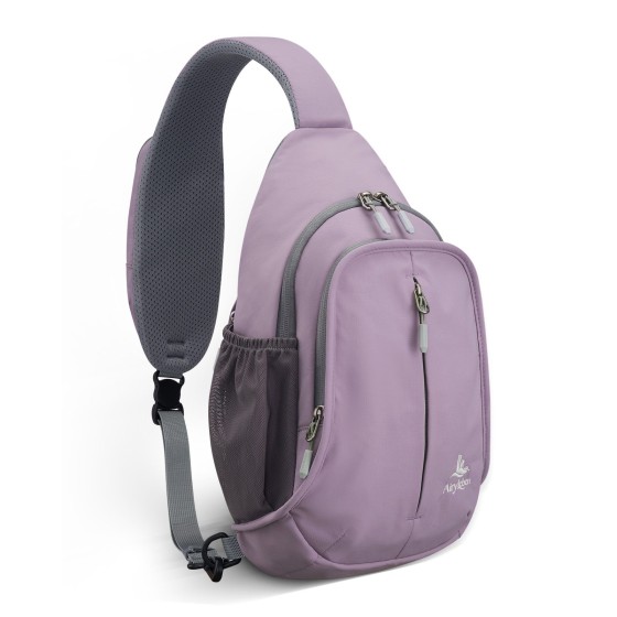 AiryLeben Crossbody Sling Bag RFID Travel Sling Backpack Lightweight Hiking Daypack, Convertible Strap Hidden Anti-Theft Pocket, Water Resistant, Fits 11" Tablets 20oz Water Bottle Cross-body Shoulder Bag Purse