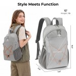AiryLeben Small Commuter Travel Backpack, Lightweight Laptop Backpack for Women Men, College Backpack Fits 14-inch Laptops, Multi-pocket, Water Resistant, 18L Casual Daypack for Light Outdoor & Work
