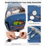 AiryLeben Sling Bag with RFID Blocking, Mini Crossbody Bag for Men Women, Convertible Strap, Hidden Anti-Theft Pocket, Water Resistant, Lightweight Daypack for Travel Hiking Theme Parks