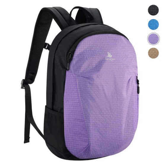 AiryLeben Laptop Backpacks for Men Women Work Lightweight Travel Daypack College 20L, 1.42 lb, 15.6'' Laptop, Water & Wear‑Resistant, Sliding Chest Strap, Side‑Zip Anti‑Theft Pocket