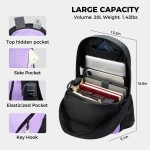 AiryLeben Laptop Backpacks for Men Women Work Lightweight Travel Daypack College 20L, 1.42 lb, 15.6'' Laptop, Water & Wear‑Resistant, Sliding Chest Strap, Side‑Zip Anti‑Theft Pocket