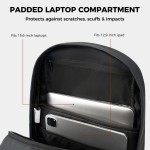 AiryLeben Laptop Backpacks for Men Women Work Lightweight Travel Daypack College 20L, 1.42 lb, 15.6'' Laptop, Water & Wear‑Resistant, Sliding Chest Strap, Side‑Zip Anti‑Theft Pocket