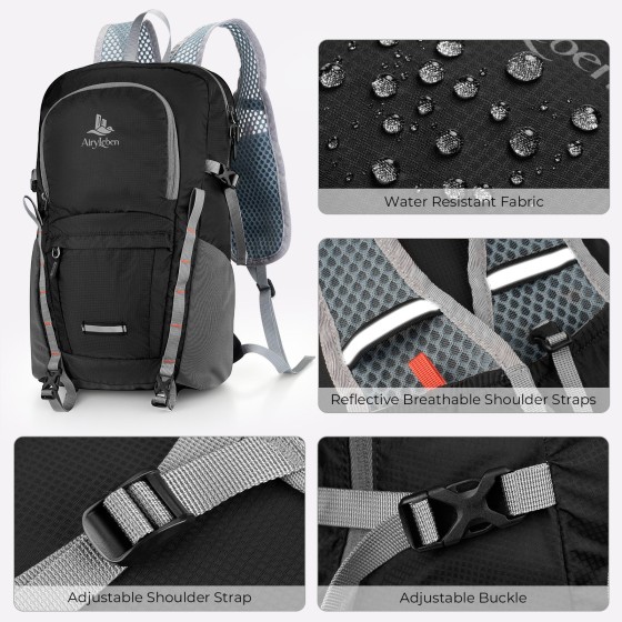 20L Small Hiking Backpack for Women Men, Lightweight Packable Daypack